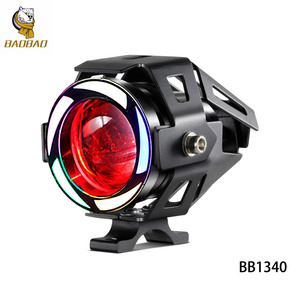 BAOBAO Lighting BB1340 Anneau lumineux universel RGB Angle de vision <span class=keywords><strong>Clignotant</strong></span> 10W 12V Projecteur Len Led Lumière pour <span class=keywords><strong>moto</strong></span> - Product Image 2