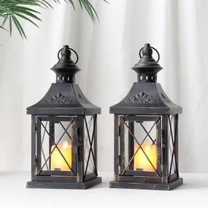 Portavelas de Metal antiguo hecho a mano, soporte de hierro decorativo elegante, centro de mesa elegante para decoración para sala de estar - Product Image 2