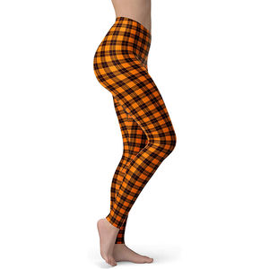Leggings personnalisés pour femmes, entièrement imprimés par sublimation, en Spandex/Polyester, grandes tailles, nouvelle collection, fabriqués au Pakistan, avec logo à la taille, vente chaude - Product Image 3