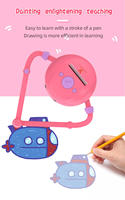 JXD Article Robot Automatique Jouets pour Enfants Intelligents Cartes Flash Éducatives Primaire Apprentissage avec Dessin Vente en Gros