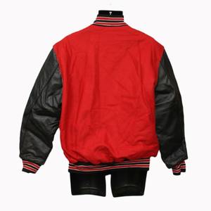 Varsity Vestes Letterman Vestes Turn Down Épaule Baseball Chicago College Veste Pakistan Bas Prix Avec Cuir Véritable - Product Image 3