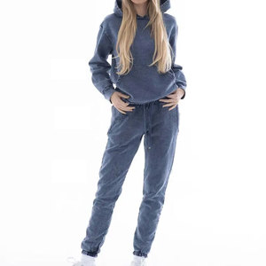 ชุดออกกำลังกายเล่นน้ำกรดแบบวินเทจสำหรับผู้ชายชุดวอร์มแนวสตรีทมีฮู้ดเสื้อวิ่งหินซีดสำหรับฤดูหนาว - Product Image 5