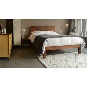 Premium Quality Wooden <b>Bed</b> Modern Minimalist Indonesian Furniture Chevron Solid Teak Wood <b>Bed</b> Frame - Indonesian Craftsmanship - Product Image 2