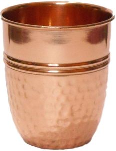 Verre à boire naturel en métal cuivré de haute qualité pour restaurant à domicile avec personnalisation du logo - Product Image 5