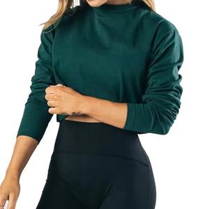 Camiseta Personalizada para Mujer, Casual, Holgada, de Alta Calidad, con Logotipo Bordado, Diseño Sólido, Talla Grande - Product Image 4