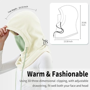 Máscara de pasamontañas cálida con logotipo personalizado para deportes de invierno y actividades al aire libre Tela transpirable para motociclismo y Pesca - Product Image 5