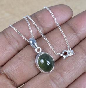 เครื่องประดับจี้พลอยทัวร์มาลีนสำหรับผู้หญิงเครื่องประดับสไตล์โบโฮ925เงินสเตอร์ลิงจี้ทำด้วยมือของขวัญสำหรับเธอ - Product Image 4