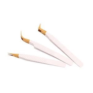 Pince à cils professionnelle pour saisir et placer chaque cils avec facilité, pince à cils incurvée, droite, volume, isolation - Product Image 3