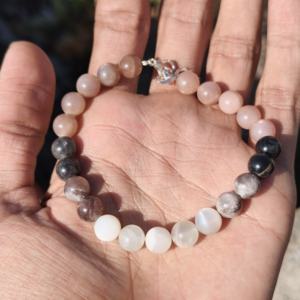 Natural Luxury Handmade Multi Lapis Lazuli Sterling <b>Silver</b> Beaded Adjustable Bracelet Healing Crystal Chain Valentine Gift <b>for</b> - Product Image 1