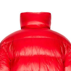 แจ็กเก็ตปลาปักเป้ามันวาวสไตล์ไฮสตรีทพร้อมคอตั้งสำหรับผู้ชายและผู้หญิงฤดูหนาวเสื้อผ้าใส่กลางแจ้งผ้าสภาพใหม่ - Product Image 5