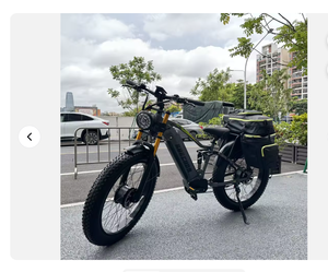 Vélo de montagne électrique BURCHDA RX80 Vélo électrique pour adultes 26 pouces 4.0 48V20AH Frein à disque hydraulique 7 vitesses Double moteur Alliage d'aluminium - Product Image 5