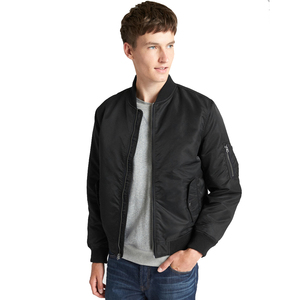 Blank High Street Casual Winter Plus Size <b>Baseball</b> <b>Bomber</b> <b>Jacket</b> Triple Breasted Stand Collar Front Logo Breathable Quick Men's - Product Image 2