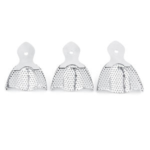 Plateau fermé plateaux d'empreintes dentaires pour procédures prosthodontiques fixes plateaux d'empreintes dentaires personnalisés utilisés dans la bouche pleine - Product Image 1