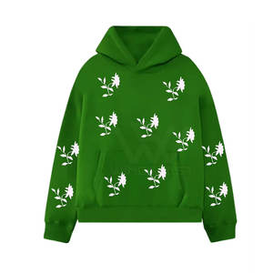 Ropa de moda Transpirable Basics Puff Print Hoodies Último estilo Venta al por mayor Puff Print Hoodies - Product Image 1