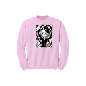 Sudadera informal de algodón 100% para colección de Anime de invierno con estampado de pecho personalizable y cuello redondo 280gsm + logotipo en la parte delantera - Product Image 2