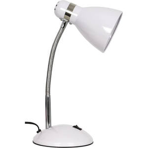 Bel Air Home-โคมไฟตั้งโต๊ะ MegaRA 1xE27-โต๊ะโลหะหรือโคมไฟตั้งโต๊ะข้างเตียง-ความสูง40ซม.-สวิตช์เปิด/ปิดบนฐาน (สีขาว) - Product Image 1