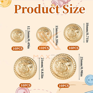 Botones de Hierro de Calidad para Uniformes Ceremoniales, Botones de Hierro para Uniformes Ceremoniales en Oferta - Product Image 2