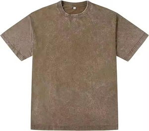 OEM Quick Dry Oversized 100% Cotton Acid Wash <b>Tshirts</b> <b>High</b> quality Summer Men <b>Tshirts</b> with logo and design - Product Image 1