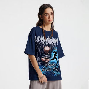 Camisetas para Hombre con Estampado Resistente a la Abrasión, OEM, para Uso Diario Informal y Minimalista - Product Image 2