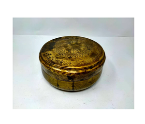 กล่องชาปาติในครัวทำจากทองเหลืองพร้อมกล่องบรรจุภัณฑ์ทำจากทองเหลืองรูปทรงตามสั่งงานฝีมือธรรมชาติ - Product Image 4