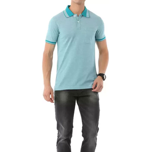 Polos de alta calidad hechos en Pakistán 2025, camisetas de polo de tamaño personalizado, venta al por mayor, patrón sólido, logotipo bordado, cierre de botón - Product Image 6