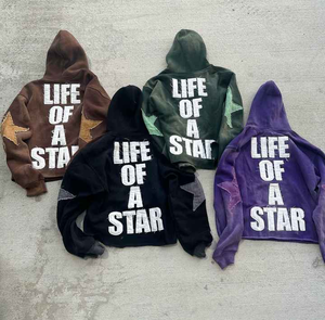 Conjunto de chándal de algodón informal para hombre mejor valorado Sudadera con capucha y joggers Traje de dos piezas de invierno con estampado de letras de anime - Product Image 5