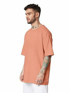 Camiseta Unisex de Estilo Urbano, 100% Algodón, Cuello Redondo Grueso, Corte Regular, Transpirable, Peso de Tela 300g, Personalizable para Hombre - Product Image 2