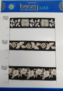 Garniture en dentelle brodée florale 3D colorée vibrante Design complexe pour la mode de mariage et la décoration intérieure Tissu en tulle - Product Image 6