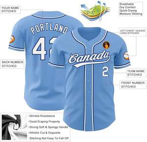 Maillot de baseball personnalisé de qualité supérieure maillot de sport brodé maillots de softball sublimés - Product Image 3