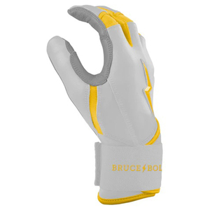 Guantes de bateo de béisbol con logotipo personalizado de piel de cabra auténtica de alta calidad - Product Image 4