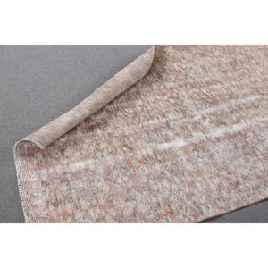 พรมตุรกี ขนาด 3.6x6.5 ฟุต พรมวินเทจลายดอกไม้สีน้ำตาลเทา - Product Image 5