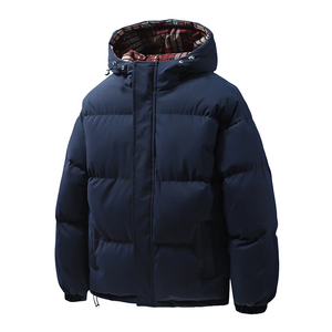 Vêtements d'hiver coupe-vent OEM ODM Veste bulle personnalisée pour hommes et femmes Veste bouffante à la mode d'hiver Veste bulle Manteau bouffant chaud - Product Image 6
