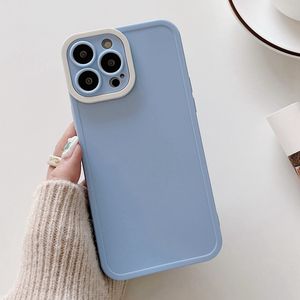 Custodia per cellulare in silicone morbido antiurto opaco per iphone xs max 11 12, per iphone 13 custodia <span class=keywords><strong>antishock</strong></span> - Product Image 3