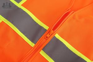 Chaleco Protector Reflectante Industrial |   Tela Transpirable e Impermeable |   Alta Visibilidad |   Ropa de Trabajo |   Suministro para Pedidos al por Mayor - Product Image 6