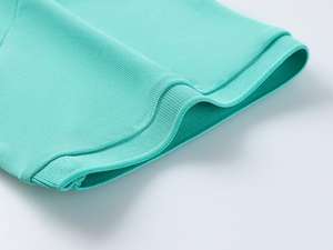 T-shirt de golf en tricot à manches courtes décontracté d'affaires d'été pour hommes polos respirants à imprimé brodé polos solides - Product Image 5