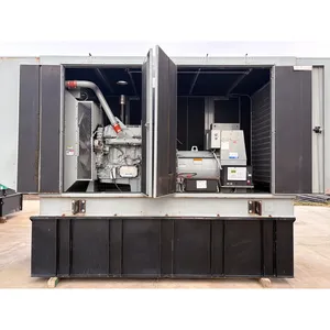 Generador Diésel Trifásico Usado de 500kW, Salida de CC 277/480V, Tipo Silencioso con Atenuación de Sonido, Energía de Respaldo Comercial - Product Image 3