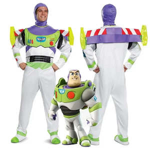 Adult Cosplay Costume Fancy Buzz Lightyear Disfraz De <b>for</b> Birthday Halloween Christmas Includes <b>Wig</b> Dress Pants Hat Top Size 5XL - Product Image 2