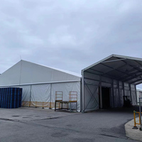 Tentes à structure profilée en aluminium Tente d'entrepôt industrielle à usage intensif de grande taille pour l'extérieur Tente pour l'industrie