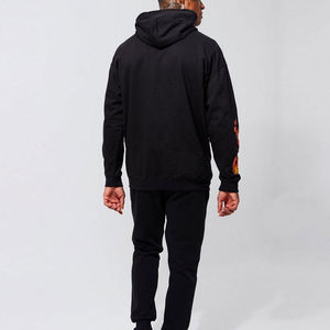 Sweat-shirts en polaire pour hommes à la vente chaude, design d'impression en relief, 100% coton, décontracté, respirant, logo personnalisé, motif uni, prix bas - Product Image 4