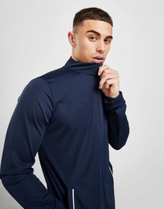 Ensemble de sport décontracté pour homme, sweat à capuche zippé, impression personnalisée OEM, survêtement avec passepoil sur les poches latérales - Product Image 4