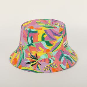 หมวกกันแดดสำหรับผู้ใหญ่หมวกชาวประมงทำจากผ้าฝ้ายธรรมดาดีไซน์ใหม่สำหรับฤดูร้อนออกแบบโลโก้ได้ตามต้องการ - Product Image 5