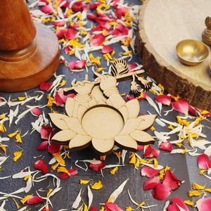 Decorative Brass Tealight <b>Candle</b> Holder Flower design Decorative item Christmas Home Decoration Antique Design - Product Image 6