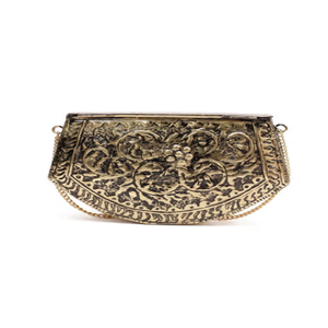 Original Design Metal Clutches Artistic Engraving Sleek Edges for Statement Events Available Wholesale Stock Garden Ornaments - Product Image 4