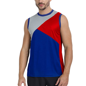 Nouveauté : débardeur de sport pour homme grande taille, respirant, séchage rapide, 100% coton, avec couleur et logo personnalisés, fabriqué au Pakistan - Product Image 1