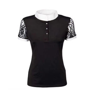 Mode dames vêtements équestres séchage rapide chemises de spectacle vêtements d'équitation femmes chemises meilleure qualité fabrication chemise de spectacle - Product Image 4