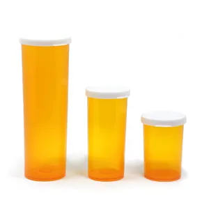 Flacons vides en plastique 16dr pour pharmacie 300 pièces flacons de Prescription avec bouchons à pression