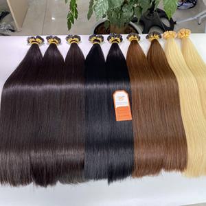 Venta al por mayor Extensiones de cabello de queratina I Tip Extensiones de cabello de color de teñido virgen vietnamita Extensiones de cabello humano vietnamita - Product Image 5