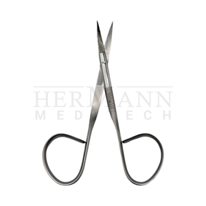 Tijeras Quirúrgicas Manuales de Acero Inoxidable HERMANN MEDITECH de 100 mm de Precisión para Disección Fina, Uso Hospitalario, Certificación CE - Product Image 5