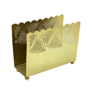Porte-serviettes en métal ACMI SNH0152, design élégant, finition argentée, restaurants, hôtels, vaisselle de table, dîner élégant - Product Image 6