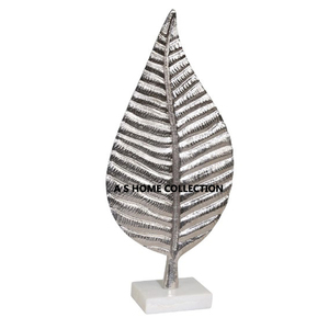 รูปปั้นแผ่นเงินฐานหินอ่อนทำจากอลูมิเนียมโลหะดีไซน์ใหม่สำหรับห้องนั่งเล่นในบ้านโต๊ะโรงแรม - Product Image 1